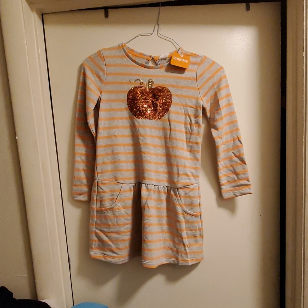 Girls Pumpkin Dress